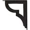 Ekena Millwork Bradford Wrought Iron Bracket, (Triple center brace), Antiqued Pewter 2"W x 12"D x 15"H BKTM02X12X15TBRAPW - alternate 6